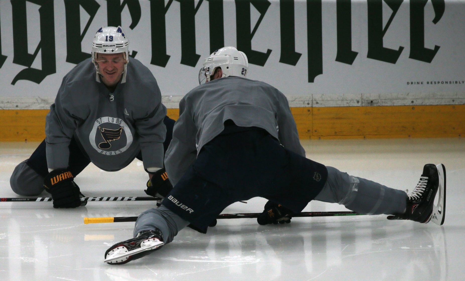 Blues practice at the TD Garden